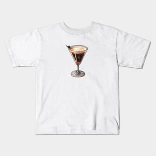 Espresso Martini Art Kids T-Shirt